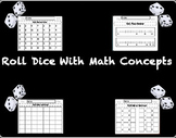 Roll Dice With Math Concepts