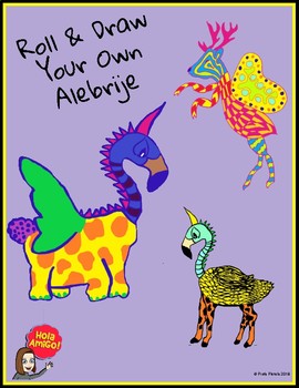 Preview of Roll & Draw Your Own Alebrije