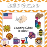 Roll It Make it STEM - Counting Cubes (Seasons) US version