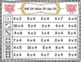 Roll It Solve It!  Say It!  Multiplicaton Style!