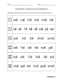 Roll-N-Read Phonics Literacy Center Activities: Special Vo