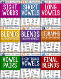 Word Study - Roll & Read Cards BUNDLE
