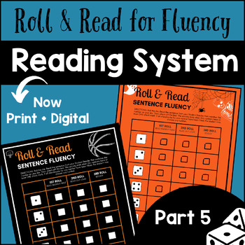 Preview of Roll & Read for Fluency Mat, Aligned with Part 5 of the Wilson Reading System