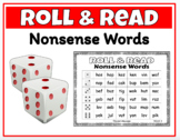 Roll & Read Nonsense Word Fluency | NWF Practice Game | NW