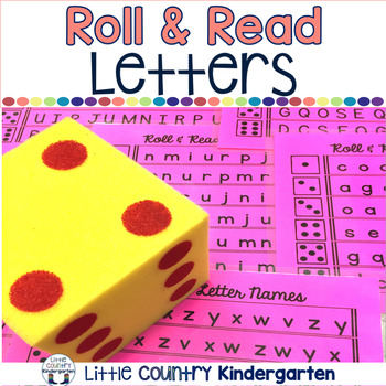 Letter Sounds & Letter Recognition: Roll and Read | TpT