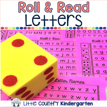 Preview of Letter Sounds & Letter Recognition: Roll and Read
