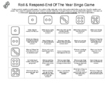 Roll & Respond-End Of The Year Reflection Bingo SEL Game