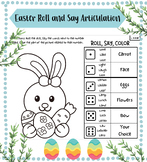 Roll, Say, Color Easter Articulation