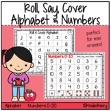Roll, Say, Cover Dice Game  Alphabet, Sounds, & Numbers Ap