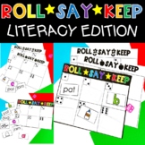 Roll Say Keep Literacy Game Rhyming CVC Words Sight Words 
