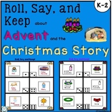 Roll Say and Keep Reading Game for Advent and the Christma