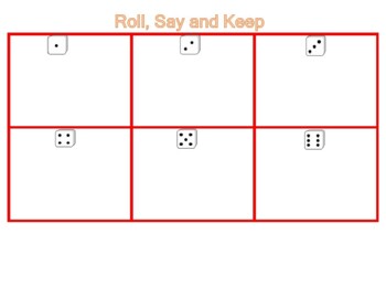 Preview of Roll, Say, and Keep Multiples of Ten Division