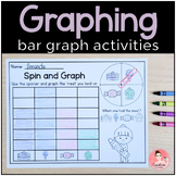 Roll, Spin and Color Graphing Activities for Kindergarten 