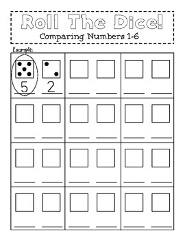 Roll The Dice {Comparing Nu... by The First Grade Diaries ...