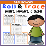 Roll & Trace (Letters, Numbers, & Shapes)