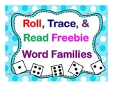 Roll, Trace, and Read FREEBIE
