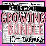 Roll & Write GROWING BUNDLE handwriting activity