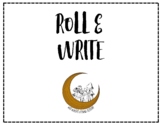 Roll & Write- Letter, Color, & Counting Activity!