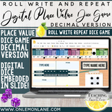 Roll Write Repeat Place Value Dice Game Decimal Expanded F