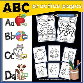Alphabet ⭐Fun Practice (FREEBIE in the Preview ) by ESL Classroom