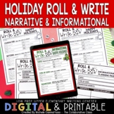 Winter Holiday Writing Activities  Narrative & Information