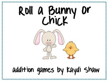 Preview of Roll a Bunny or Chick