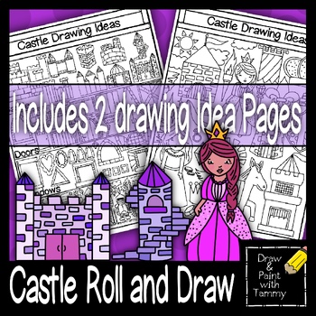 Roll a Cat Roll and Draw Printable Art Sub Lesson Activity Game