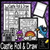 Roll a Castle Roll and Draw Art Sub Lesson Activity Game