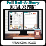 Roll a Fall Story- Paper and Digital version (digital dice