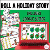 Roll a Holiday Christmas Story - Google Slides - Story Wri