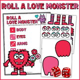 Roll a Love Monster, Valentines Day Build a Love Monster C