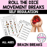 Roll a MOVEMENT BREAK! Whole class or indiv student, prek123 distance learning
