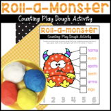 Roll-a-Monster Play Dough Counting Activity
