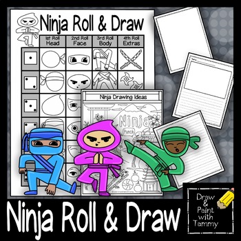 how to draw a cartoon ninja