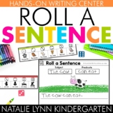 Roll a Sentence Kindergarten Writing Center
