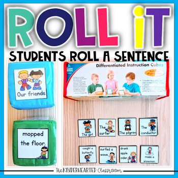 Roll a Sentence for the YEAR- Sentence Practice for Kindergarten and First Grade
