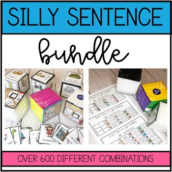 Preview of Roll a Silly Sentence- BUNDLE