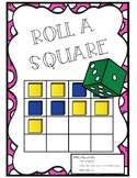 Roll a Square Math Board Game (reinforces cardinality and 1 to 1)