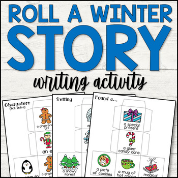 Preview of Roll a Story - A Winter Creative Writing Activity