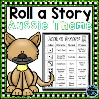 Preview of Roll a Story Australian Themed  | Creative Writing Prompts