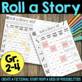 Roll a Story Creative Writing Center - Short Story Activit