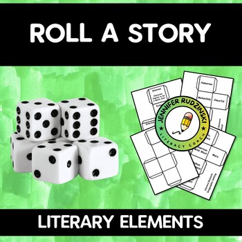 Preview of Roll a Story Dice Game - Literary Elements