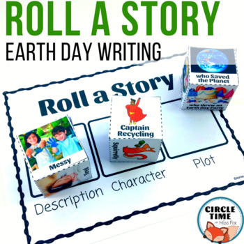 Preview of Earth Day Writing Prompts, Story Cubes