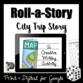 Roll a Story - Fall City Trip Story Creative Writing Activ