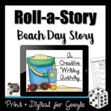 Roll a Story - Summer Beach Day Story Creative Writing Act