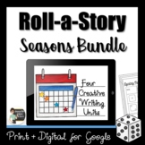 Roll a Story - The Seasons Creative Writing Activity Bundl