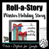 Roll a Story Winter Holiday Story Creative Writing Activit
