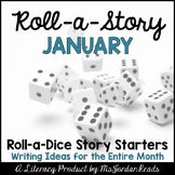 Roll-a-Story Writing Activity | January Story Starters
