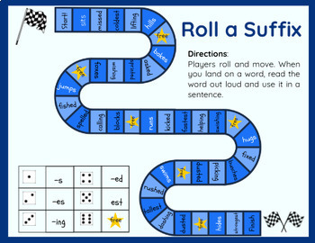 Preview of Roll a Suffix (EDITABLE)