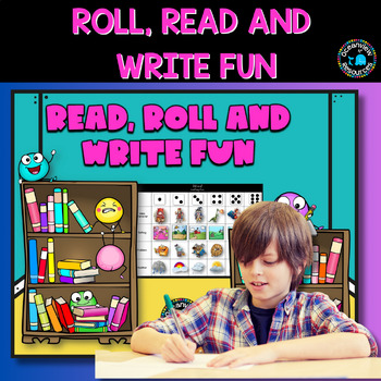 Preview of Roll a story, creative writing - characters, settings and story helpers 
